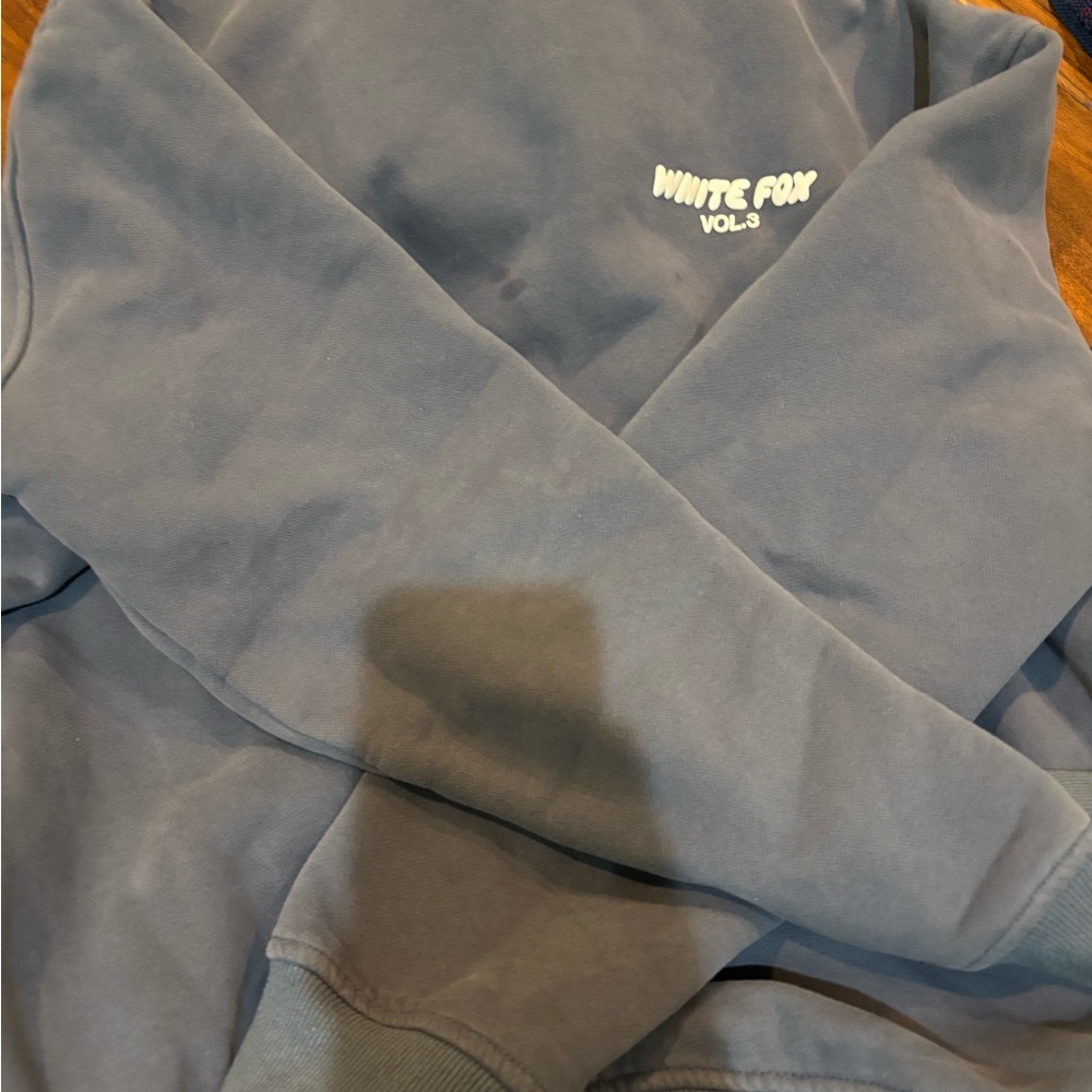 White Fox Boutique Blue Sweatshirt
